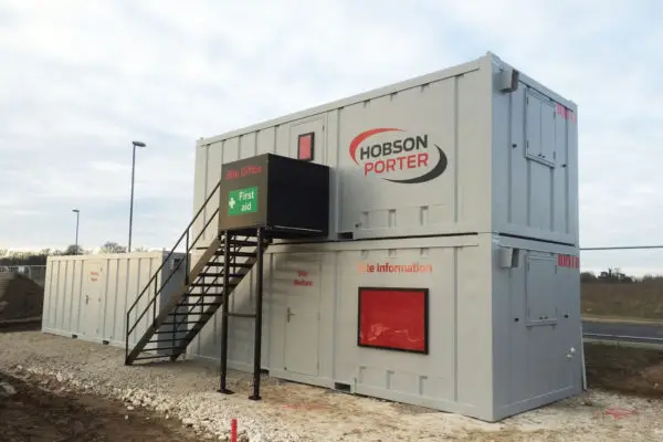 Modular office building by Space Projects
