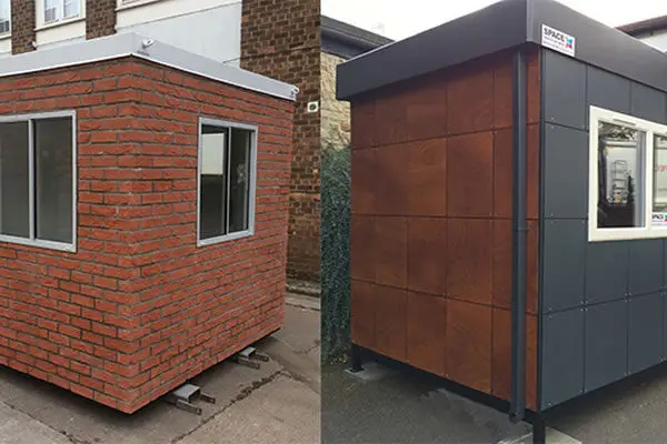 Modular building gate houses